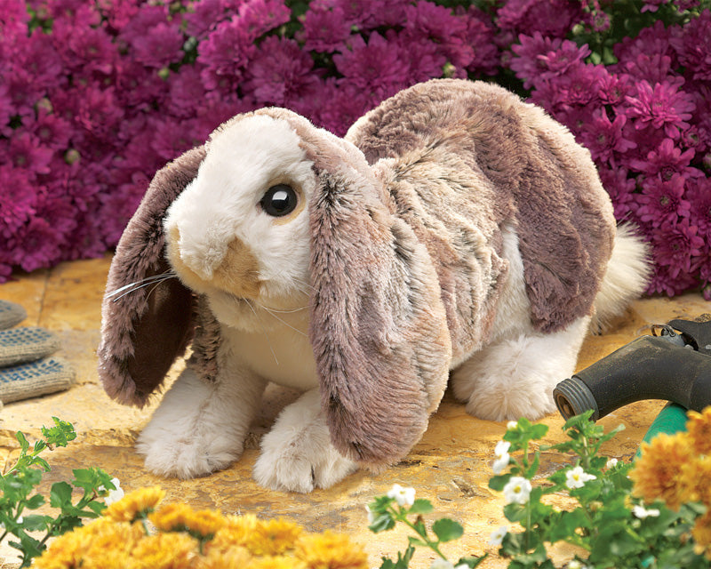 FOLKMANIS - HAND PUPPET: BABY LOP RABBIT 