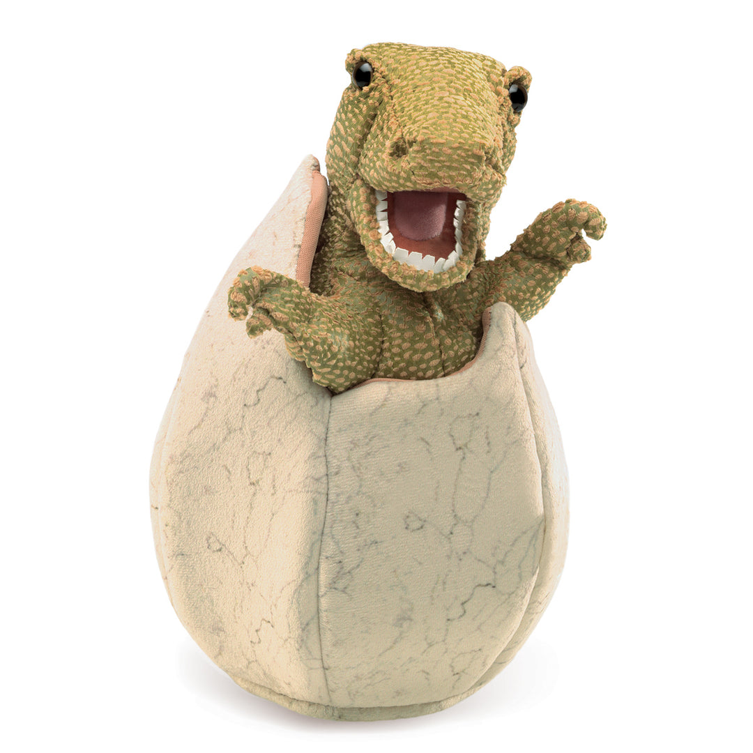 FOLKMANIS - HAND PUPPET: DINOSAUR EGG PUPPET 