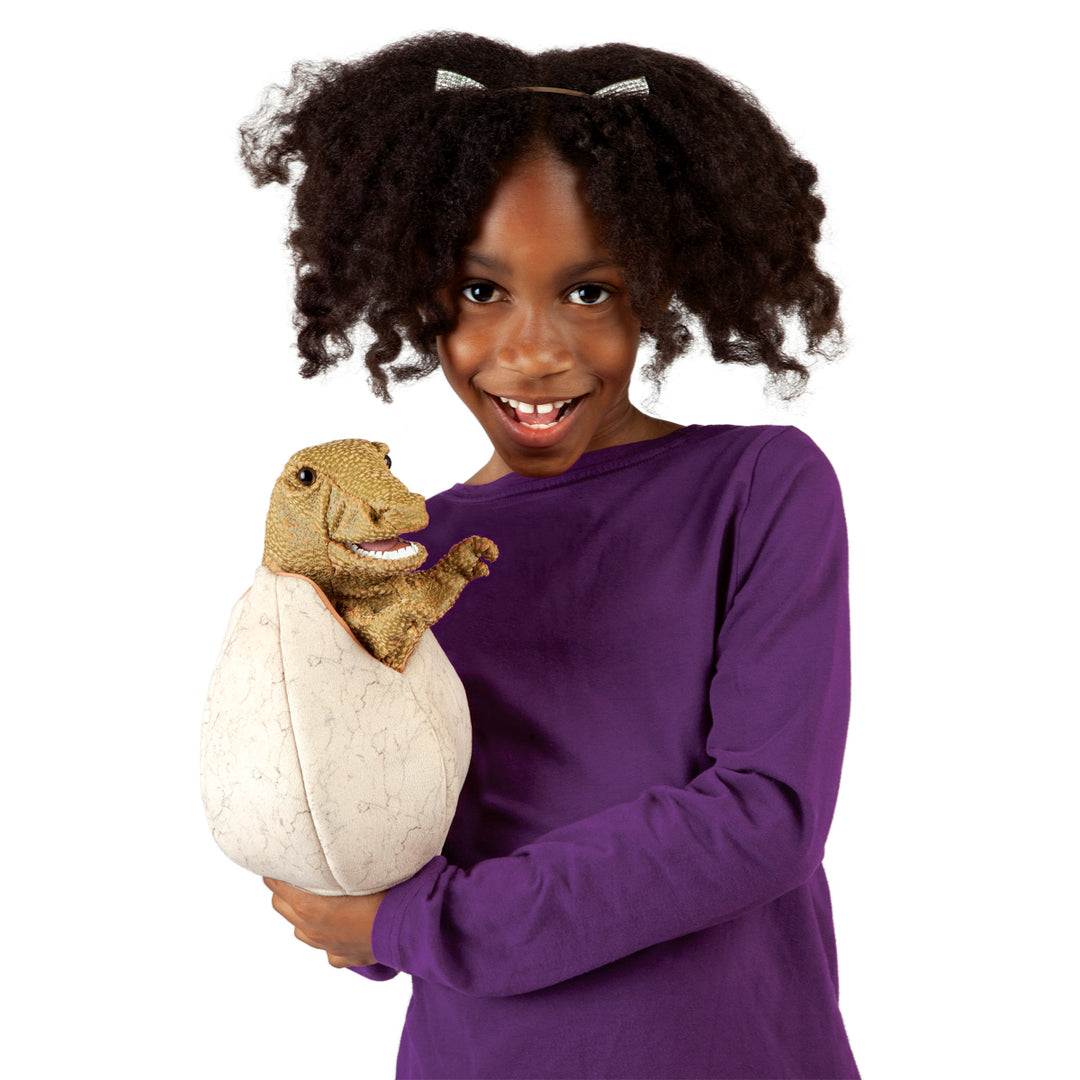 FOLKMANIS - HAND PUPPET: DINOSAUR EGG PUPPET 