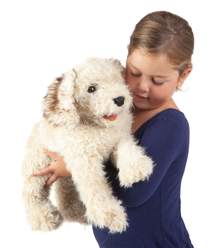 FOLKMANIS - HAND PUPPET: LABRADOODLE 