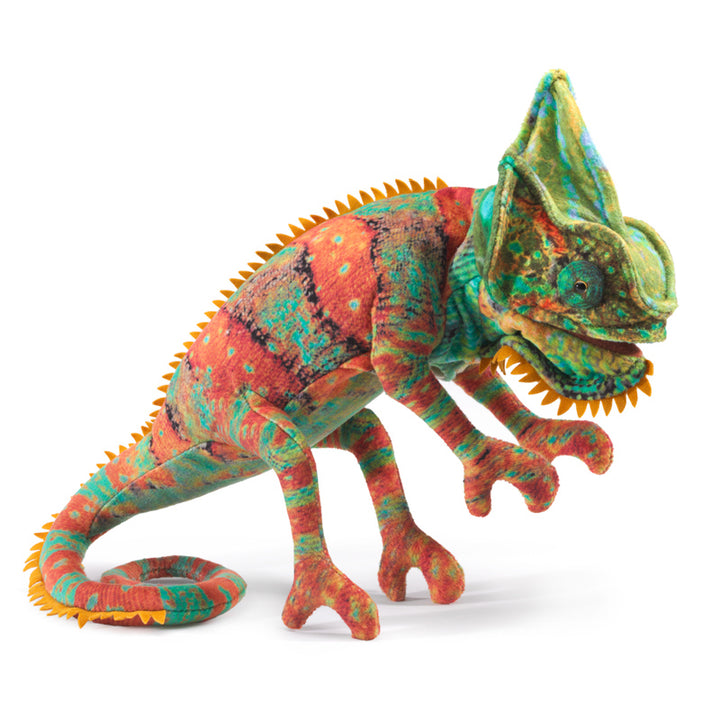 FOLKMANIS - HAND PUPPET: SMALL CHAMELEON 