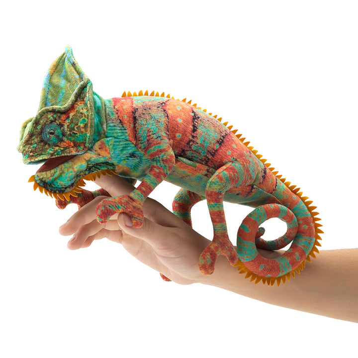 FOLKMANIS - HAND PUPPET: SMALL CHAMELEON 