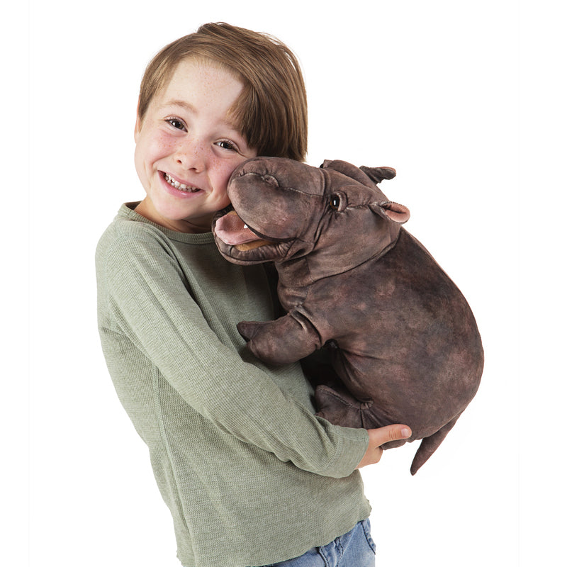 FOLKMANIS - HAND PUPPET: BABY HIPPO 