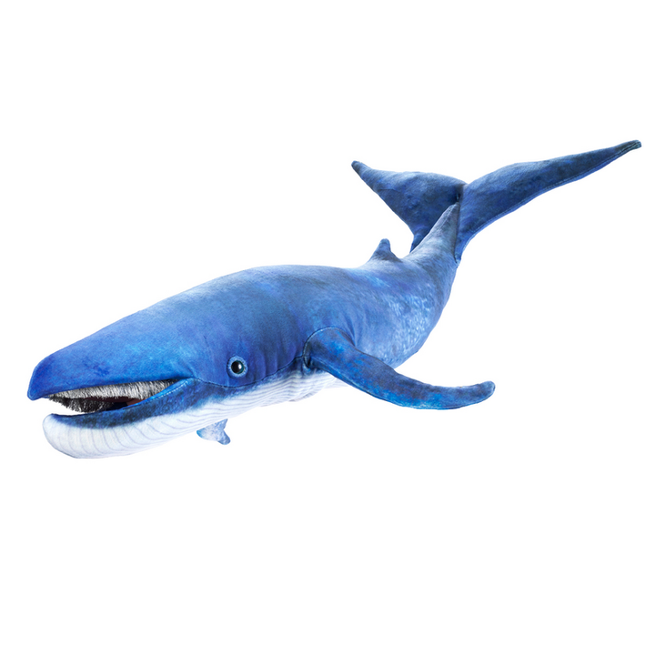 FOLKMANIS - HAND PUPPET: BLUE WHALE 