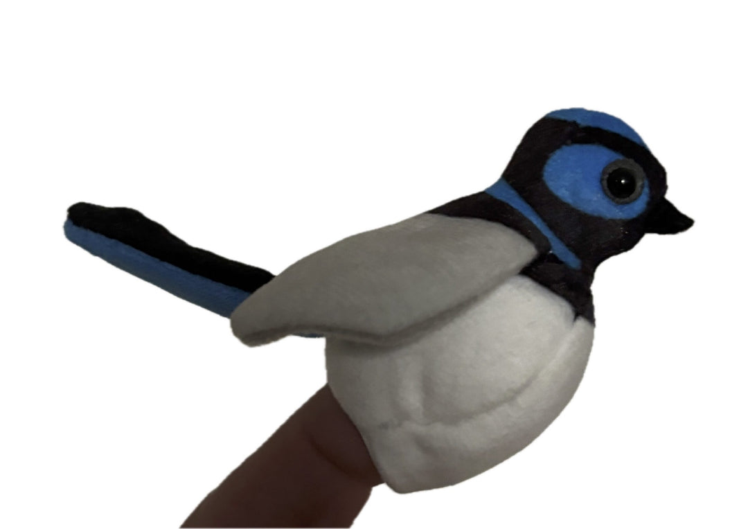 FINGER PUPPET - BLUE WREN