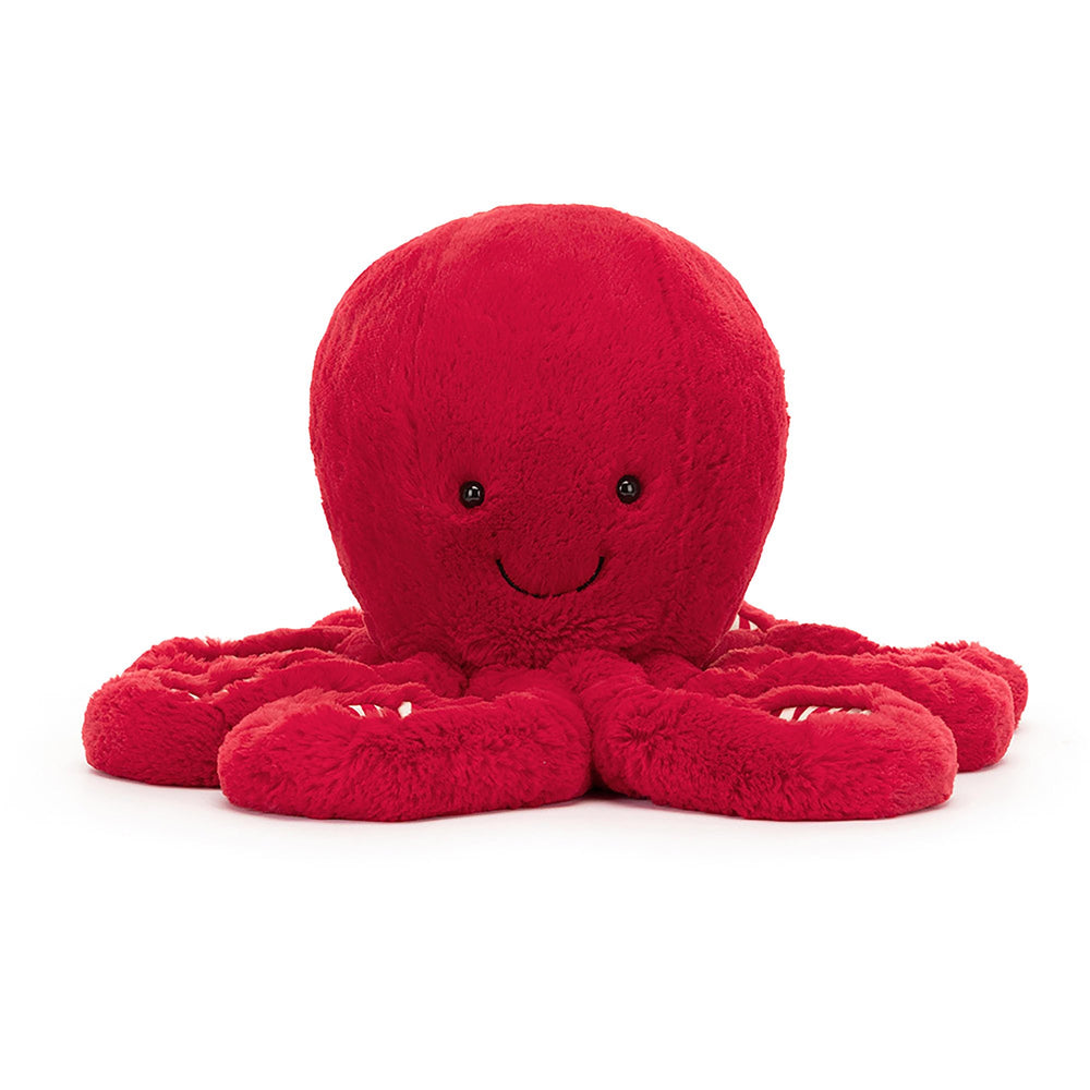 JELLYCAT - CRANBERRY OCTOPUS LARGE