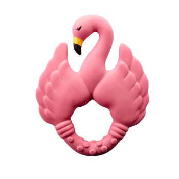 NATRUBA - NATURAL TEETHER FLAMINGO: PINK