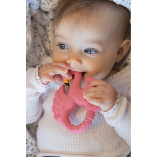 NATRUBA - NATURAL TEETHER FLAMINGO: PINK