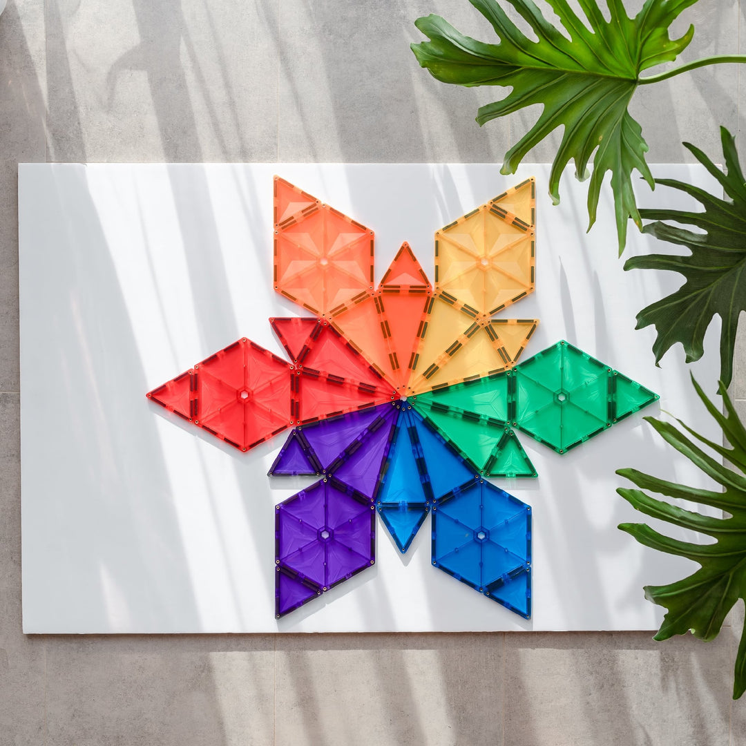 CONNETIX TILES - RAINBOW GEOMETRY PACK: 30PC