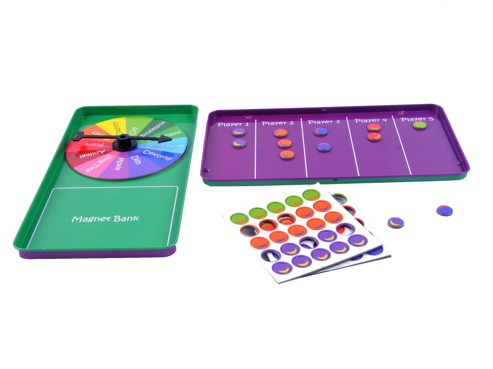 THE PURPLE COW - MAGNETIC TRAVEL GAME, LETTERGORIES