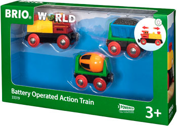 BRIO - BATTERY OPERATED ACTION TRAIN 