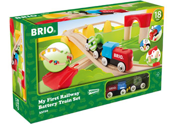 BRIO - MY FIRST RAILWAY BATTERY TRAIN SET 