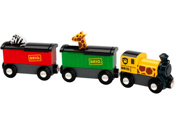 BRIO - SAFARI  TRAIN: 3 PIECES 