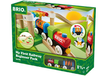 BRIO - MY FIRST RAILWAY BEGINNER PACK: 18 PCS