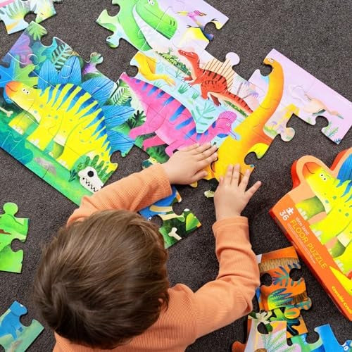 CROCODILE CREEK - FLOOR PUZZLE 30PC: DINO LAND 