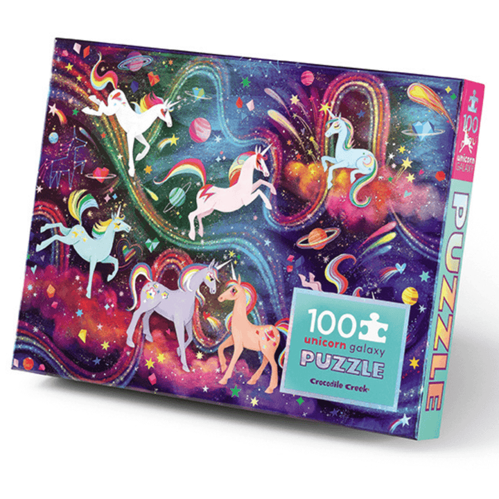 CROCODILE CREEK - HOLOGRAPHIC PUZZLE 100PC: UNICORN GALAXY 