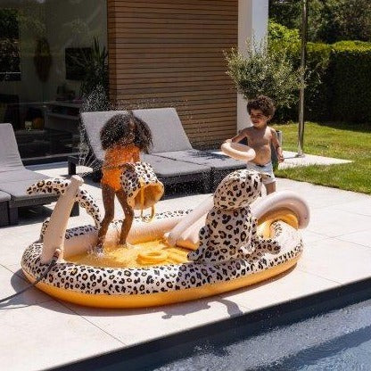 SWIM ESSENTIALS - INFLATEABLE ADVENTURE POOL: LEOPARD