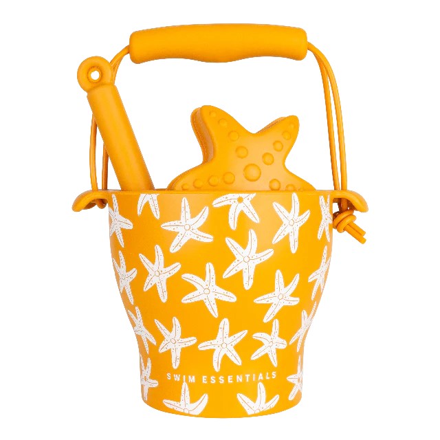 SWIM ESSENTIALS - SILICONE BEACH SET BUCKE:SEA STARS