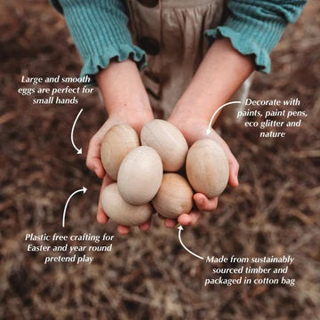 YOUR WILD BOOKS - WOODEN EGGS