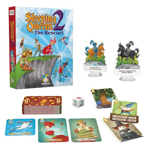 GAMEWRIGHT - CARD GAME: SLEEPING QUEENS 2 THE RESCUE 