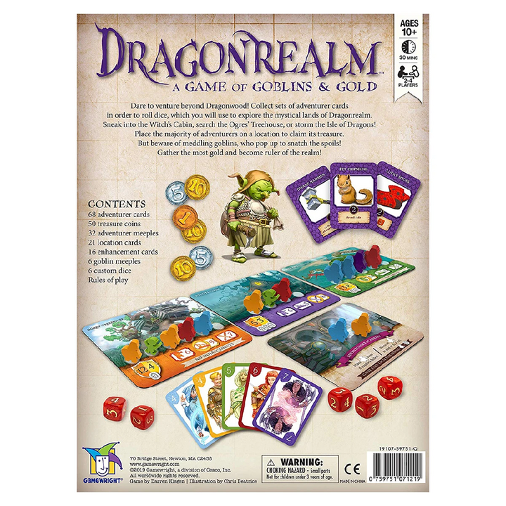 GAMEWRIGHT - DRAGONREALM, A GAME OF GOBLINS & GOLD