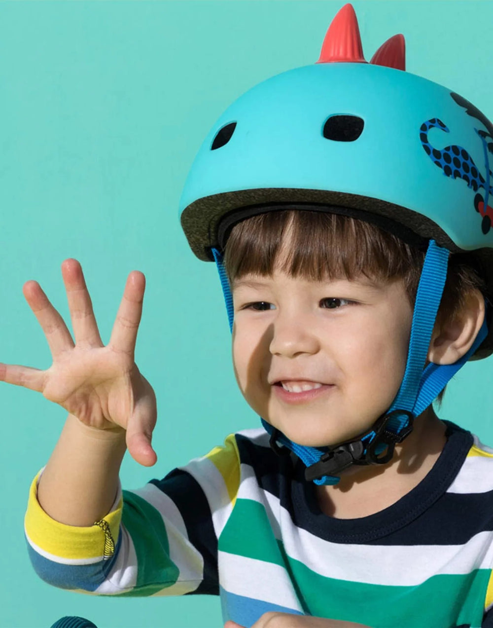 MICRO SCOOTERS - KIDS HELMET: SCOOTERSAURUS [sz:SMALL 48 - 53 CM]