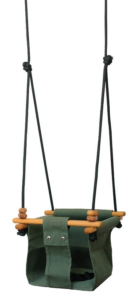 SOLVEJ - BABY TODDLER SWING: MOSS GREEN 