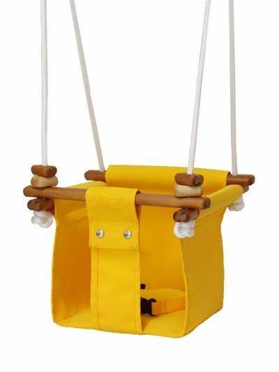 SOLVEJ - BABY TODDLER SWING: KOWHAI YELLOW 