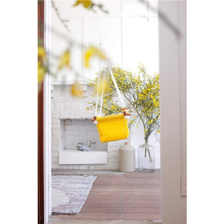 SOLVEJ - BABY TODDLER SWING: KOWHAI YELLOW 