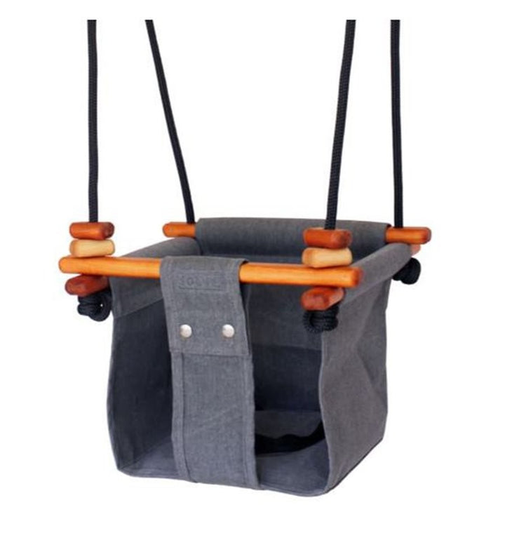 SOLVEJ - BABY TODDLER SWING: SMOKE GREY 