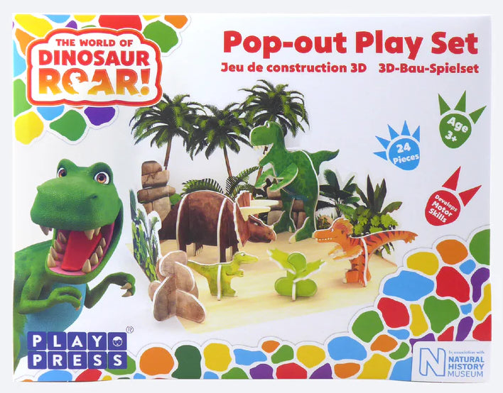 PLAYPRESS - DINOSAUR ROAR PLAYSET 