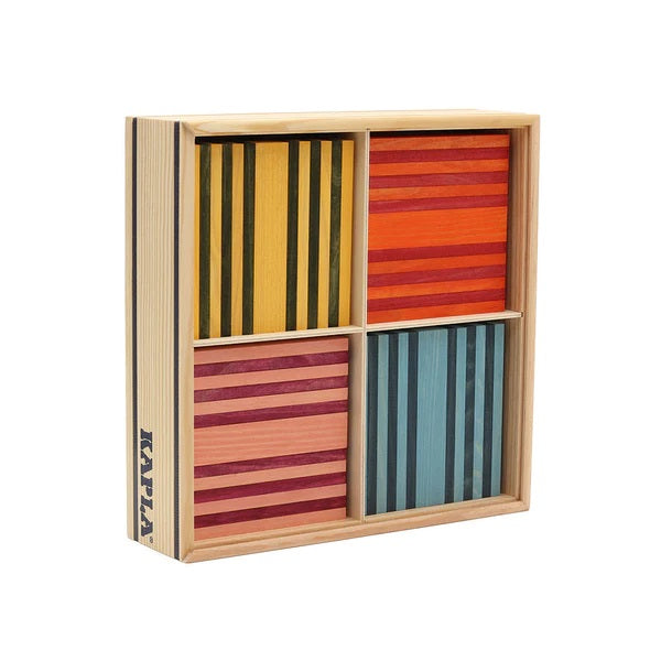 KAPLA - OCTOCOLOR , 100 PLANKS IN 8 COLOURS