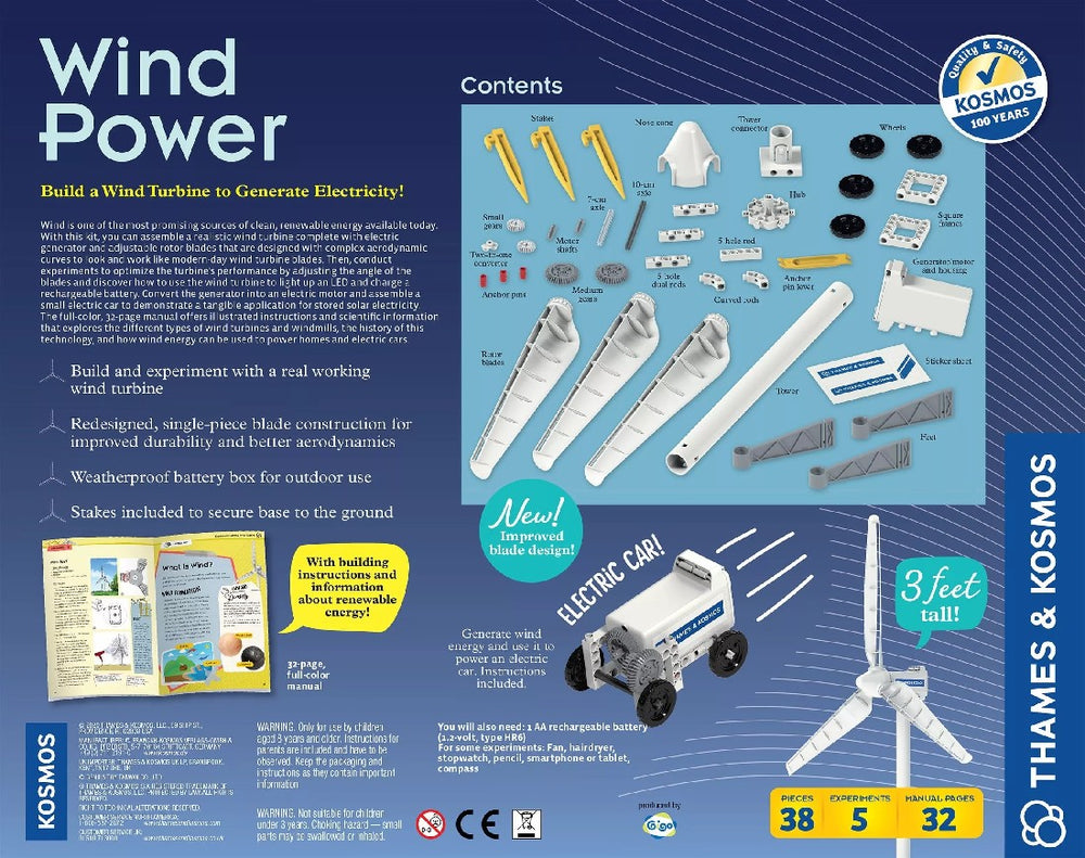 THAMES & KOSMOS - WIND POWER SCIENCE KIT