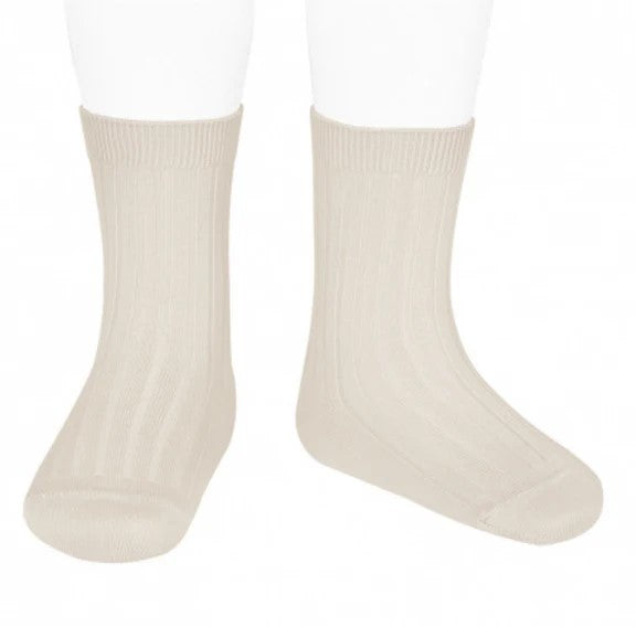 CONDOR - RIB KNEE SHORT SOCK: #304 LINO [sz:000]