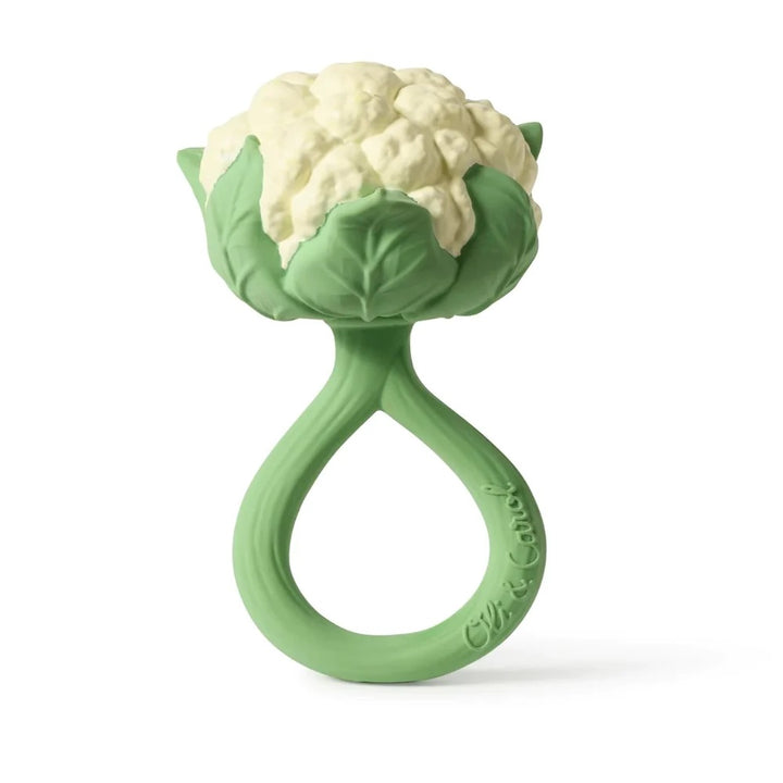 OLI & CAROL - TEETHER: CAULIFLOWER RATTLE TOY