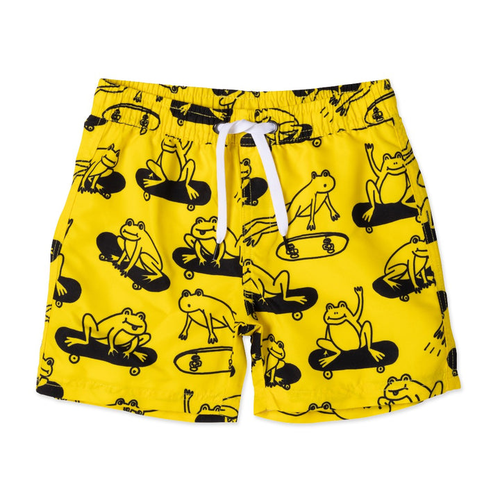 MINTI - SKATE FROGS BOARDIES: YELLOW