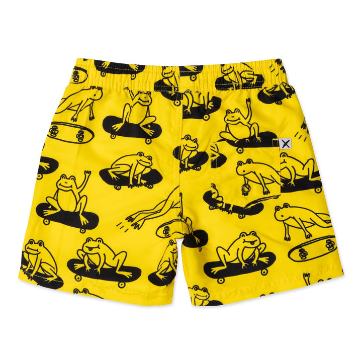 MINTI - SKATE FROGS BOARDIES: YELLOW