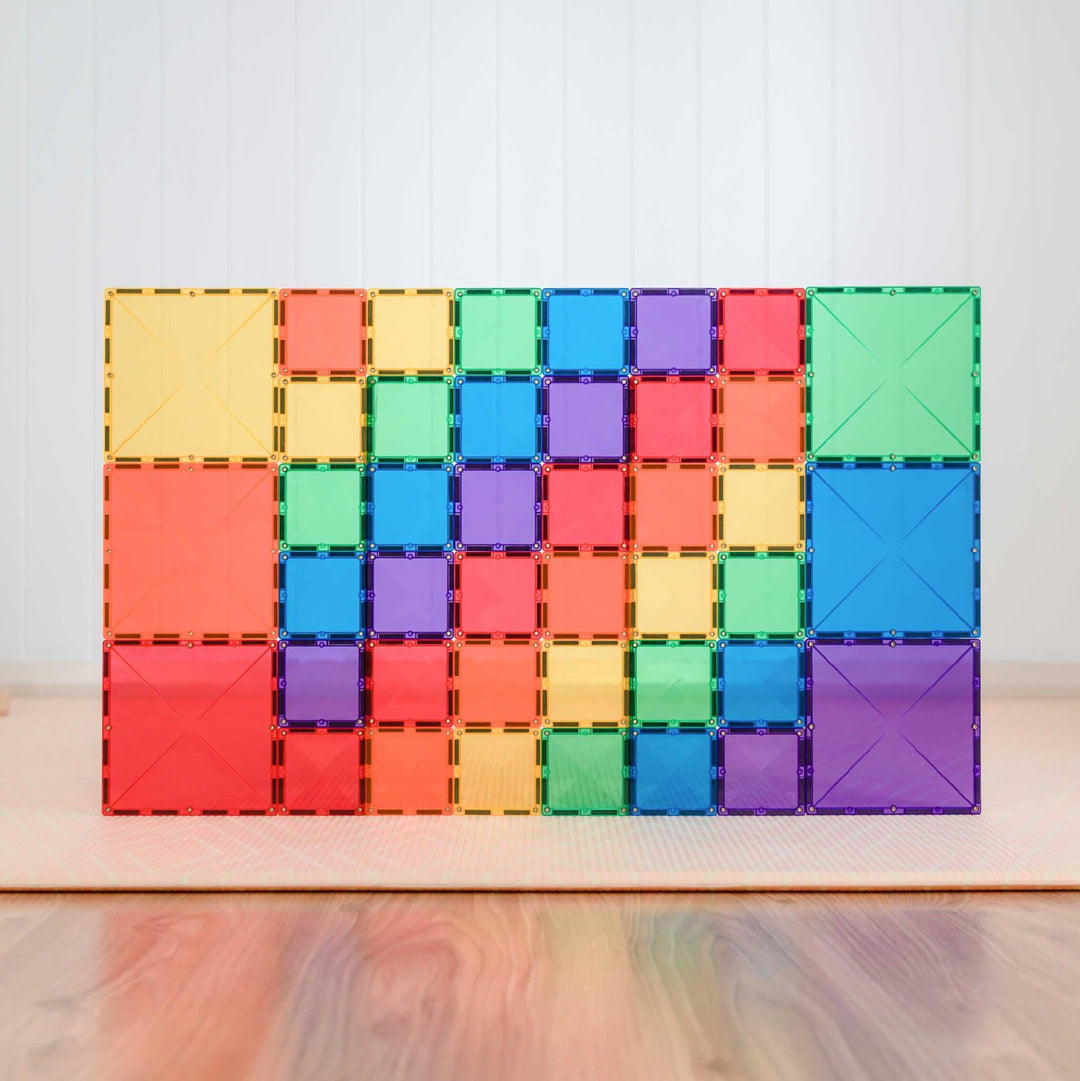 CONNETIX TILES - RAINBOW SQUARE PACK: 42PC