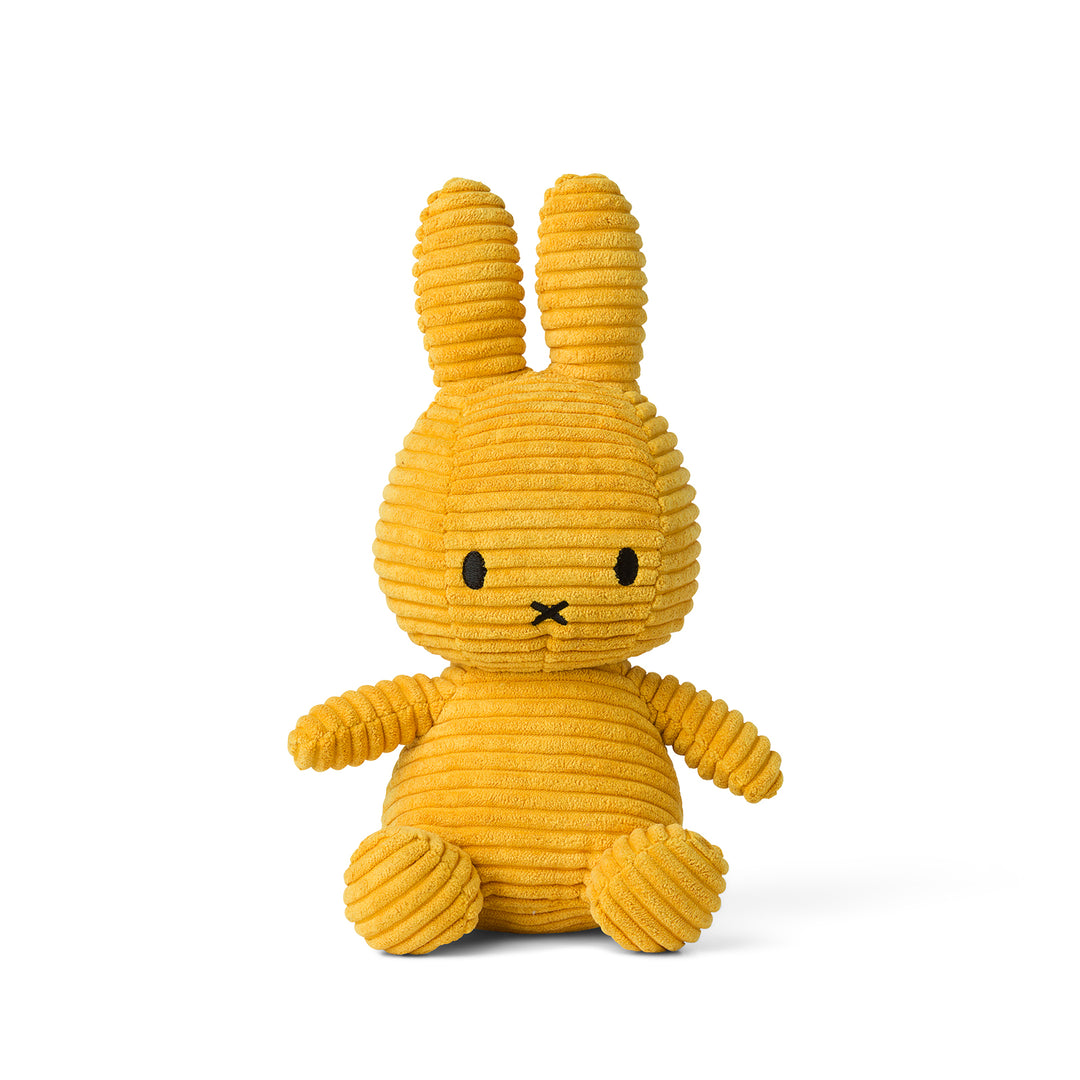 MIFFY - SITTING CORDUROY YELLOW: 23CM