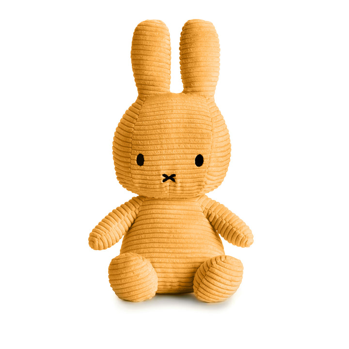 MIFFY - 33CM SITTING CORDUROY MIFFY: YELLOW