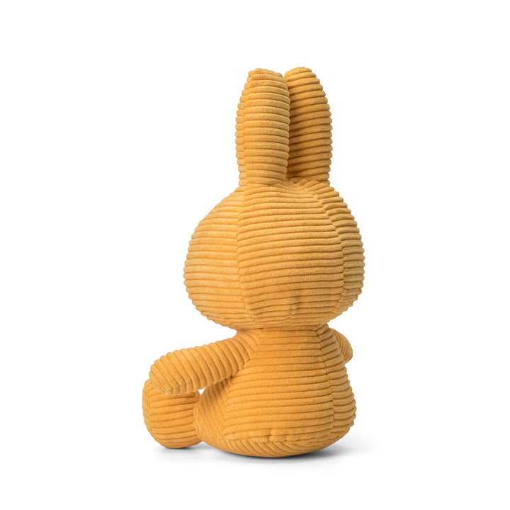 MIFFY - 33CM SITTING CORDUROY MIFFY: YELLOW