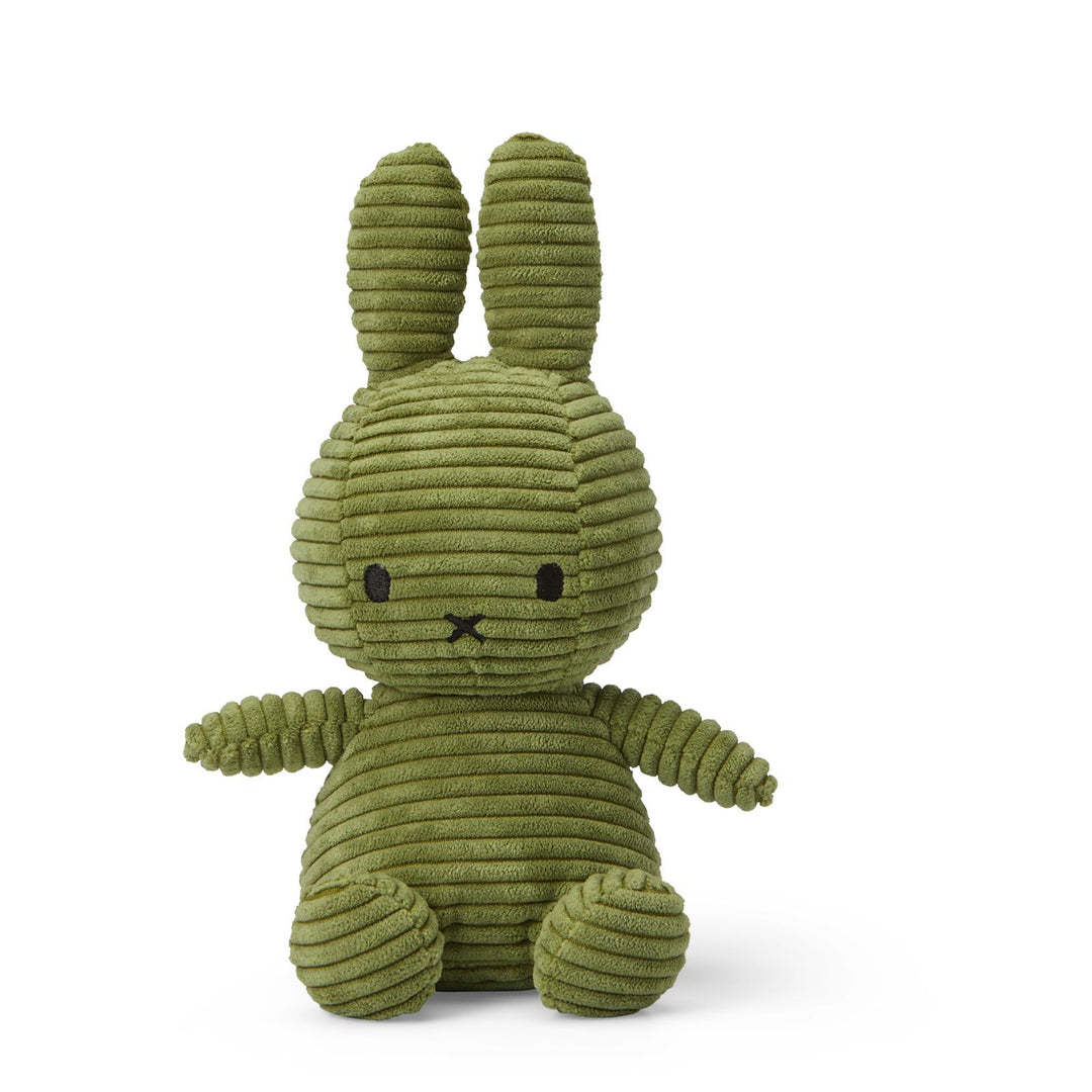 MIFFY - 23CM SITTING CORDUROY MIFFY: OLIVE 