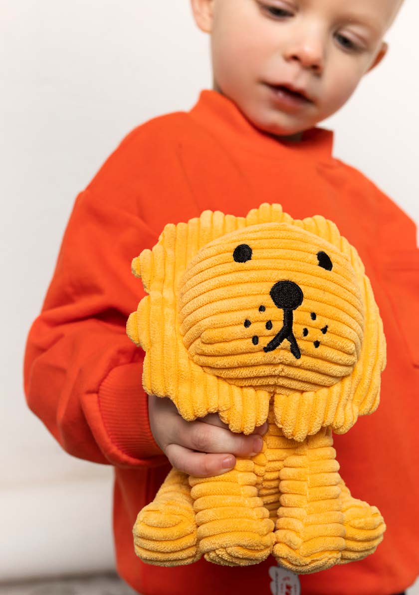 MIFFY - 24CM CORDUROY LION: YELLOW [sz:LGE]