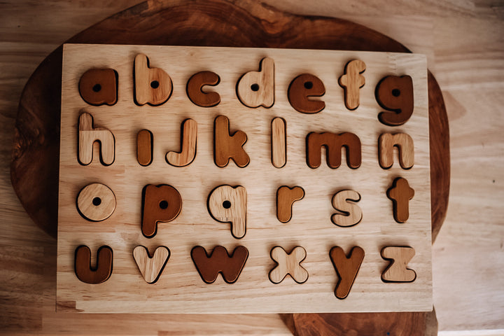 QTOYS - NATURAL LOWER CASE LETTERS 