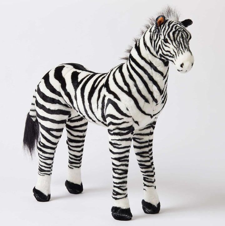 JIGGLE & GIGGLE - LARGE STANDING ANIMAL: ZEBRA