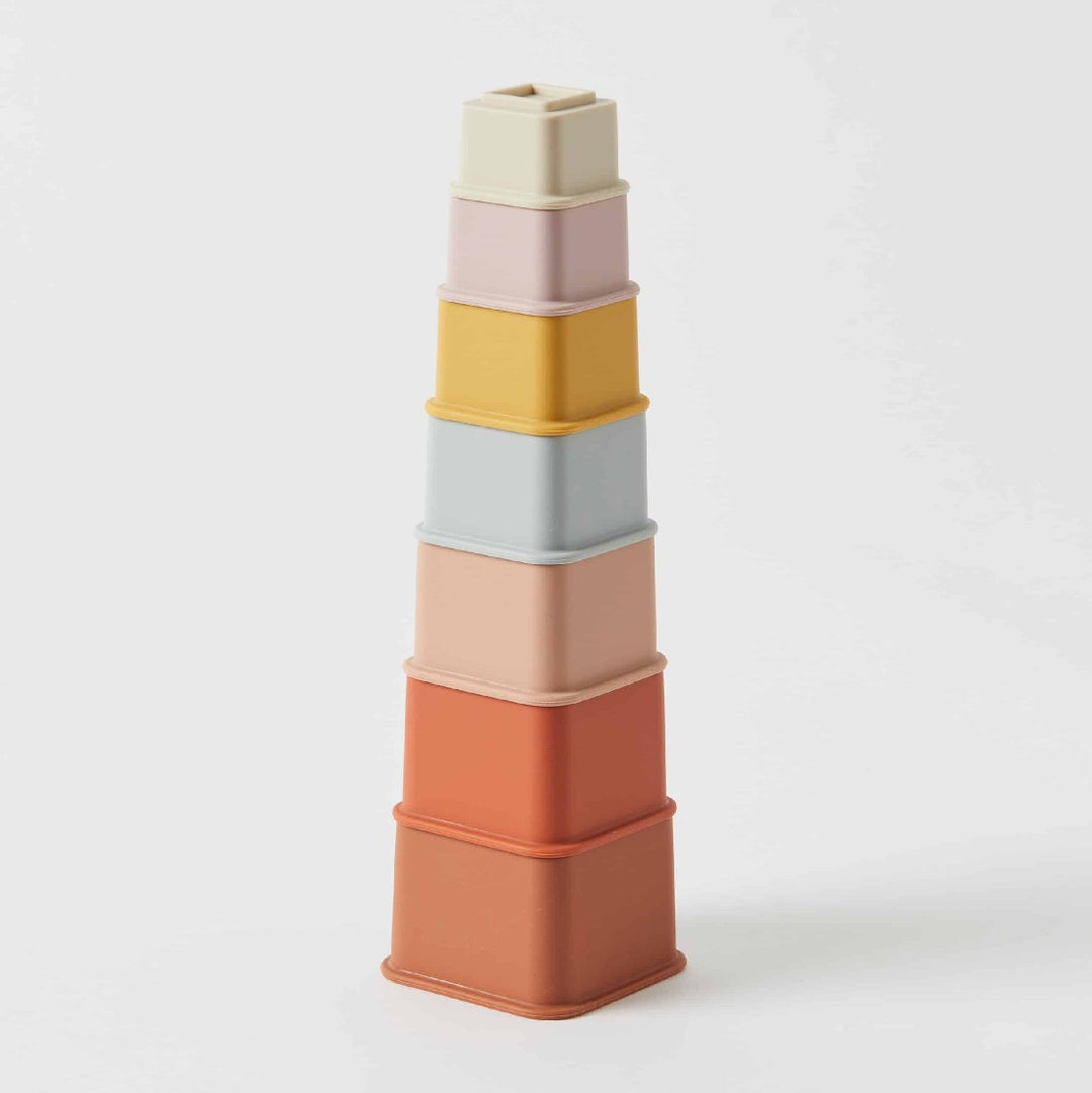 NORDIC KIDS - CHARLI SQUARE SILICONE STACKER