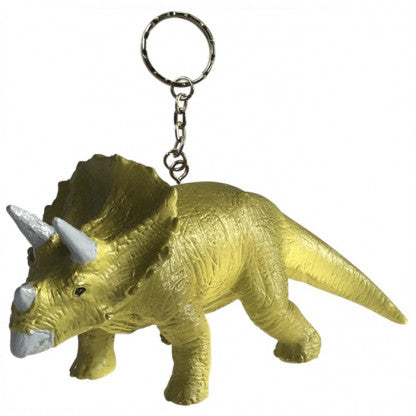 DINOSAUR REPLICA KEYRING - TRICERATOPS