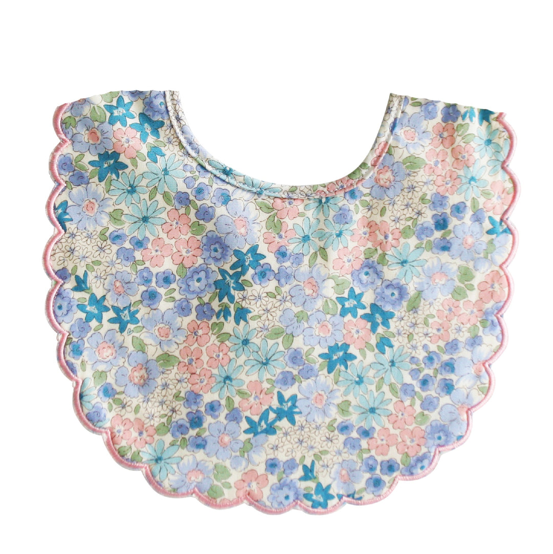 ALIMROSE - SCALLOP BIB: LIBERTY BLUE 