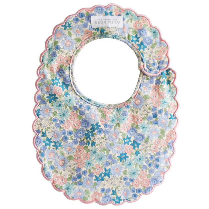 ALIMROSE - SCALLOP BIB: LIBERTY BLUE 