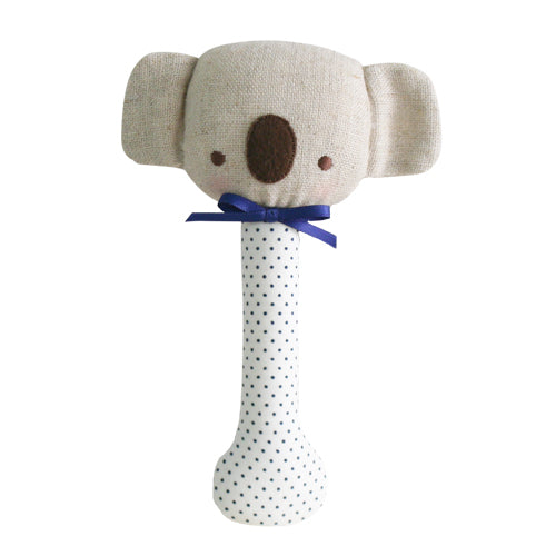 ALIMROSE - STICK RATTLE KOALA: NAVY SPOT 